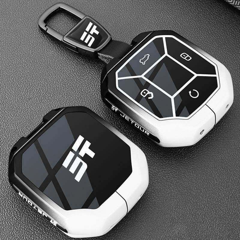 23-2024款奇瑞捷途旅行者钥匙套山海T2CDM汽专用车金属扣保护壳男