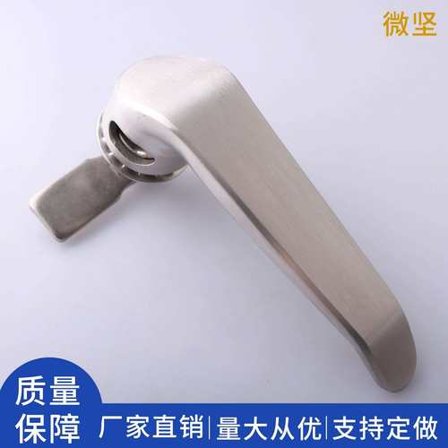 MS314-1S-4G 316不锈钢L型执手锁威图柜PS机箱把手锁电柜箱手柄锁