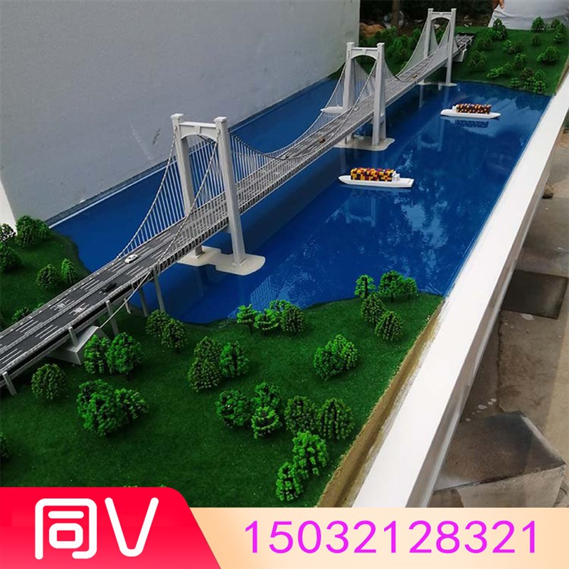 桥梁沙盘模型定制高架桥路桥沙盘模型F定做立交桥道路沙盘模型制