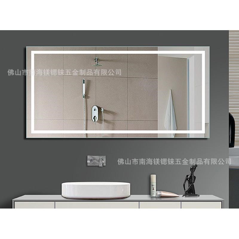 亚马方形智能浴室镜lqed洗手间酒店防雾镜子防雾镜浴室化妆镜