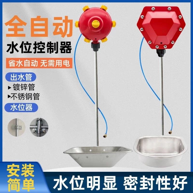 养殖场专用自动饮水器猪牛羊用饮水碗不锈钢水位控制器节水器设备