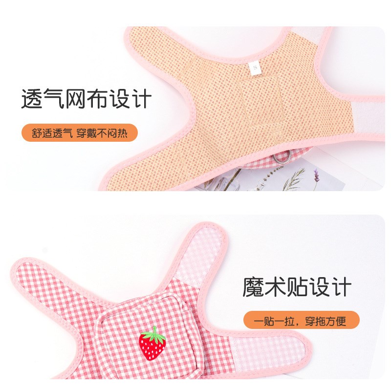 溜猫牵引绳背心式防挣脱胸背带幼猫咪宠物狗狗小型犬绳子链子网红