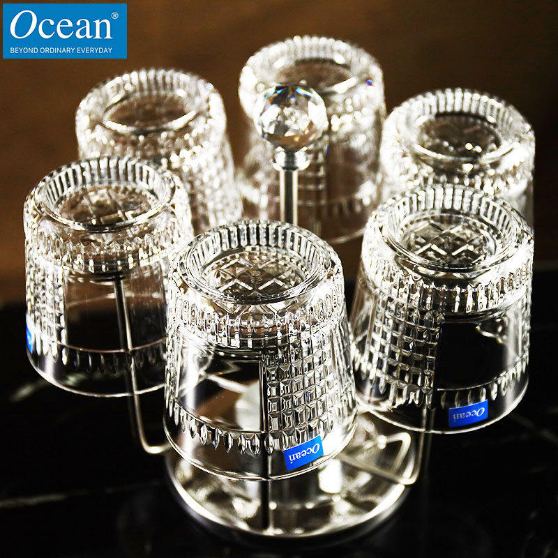 泰国进口威士忌酒杯水晶玻璃洋酒杯XO酒杯啤酒杯高级感水杯套装