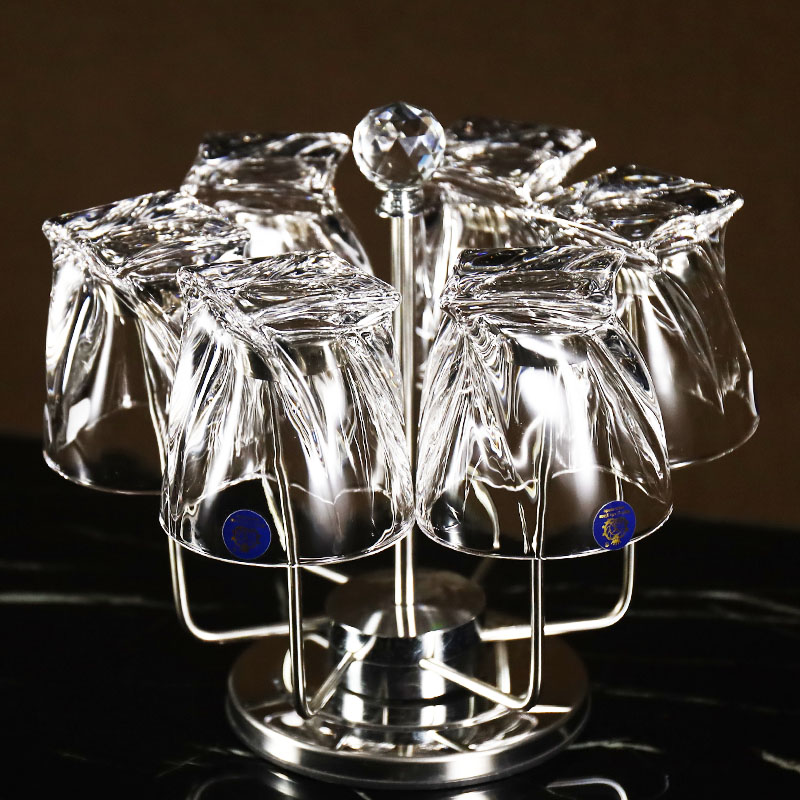 创意威士忌杯子水晶玻璃洋酒杯啤酒杯水晶酒杯套装欧式家用酒具