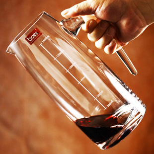 大容量带刻度红酒醒酒器水晶玻璃白酒分酒器洋酒老酒勾兑家用酒壶