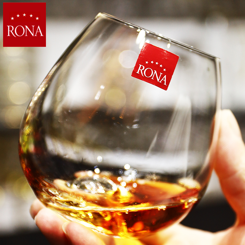 捷克进口水晶玻璃果汁杯水杯洋酒杯威士忌酒杯不倒翁饮料杯套装