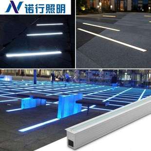 LED户外防水长条地埋灯嵌入式广场过道灯草坪灯长条线条灯台阶灯