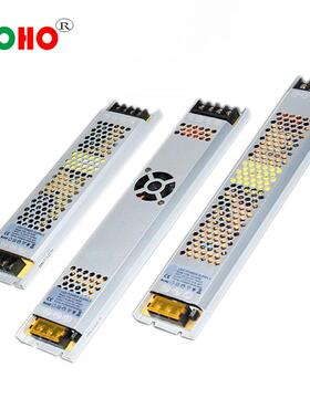 原装12V24V400W超薄灯箱电源 12V33A24V400Wled长条超薄变压器