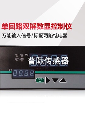 XMTA-235L双屏数显控制仪 数字显示报警器16080双屏
