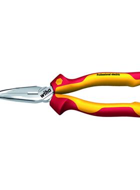 德国威汉Wiha Z 05 1 06 电工绝缘尖嘴钳（弯） 26728剥线