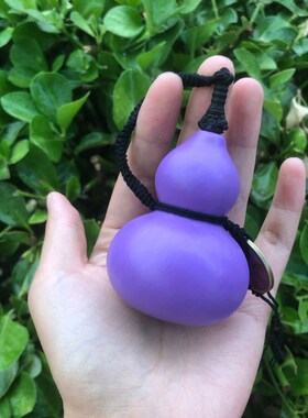 养剑葫芦a手工制作定制紫色葫芦天然葫芦手工桃木剑文玩手把件挂