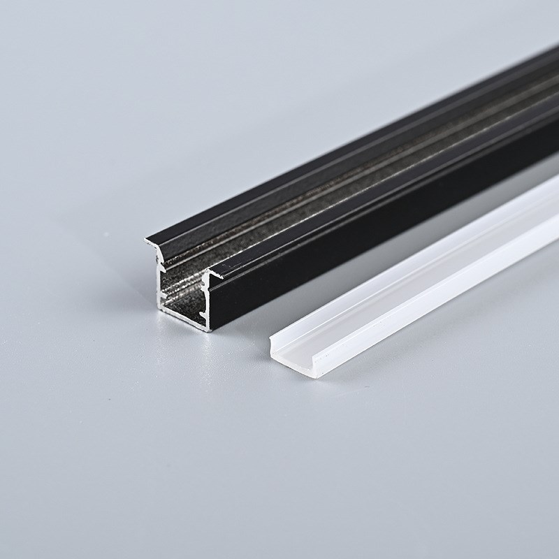 线条灯嵌入式铝材灯槽黑色线性铝合金硬灯条灯带铝槽明装线型灯