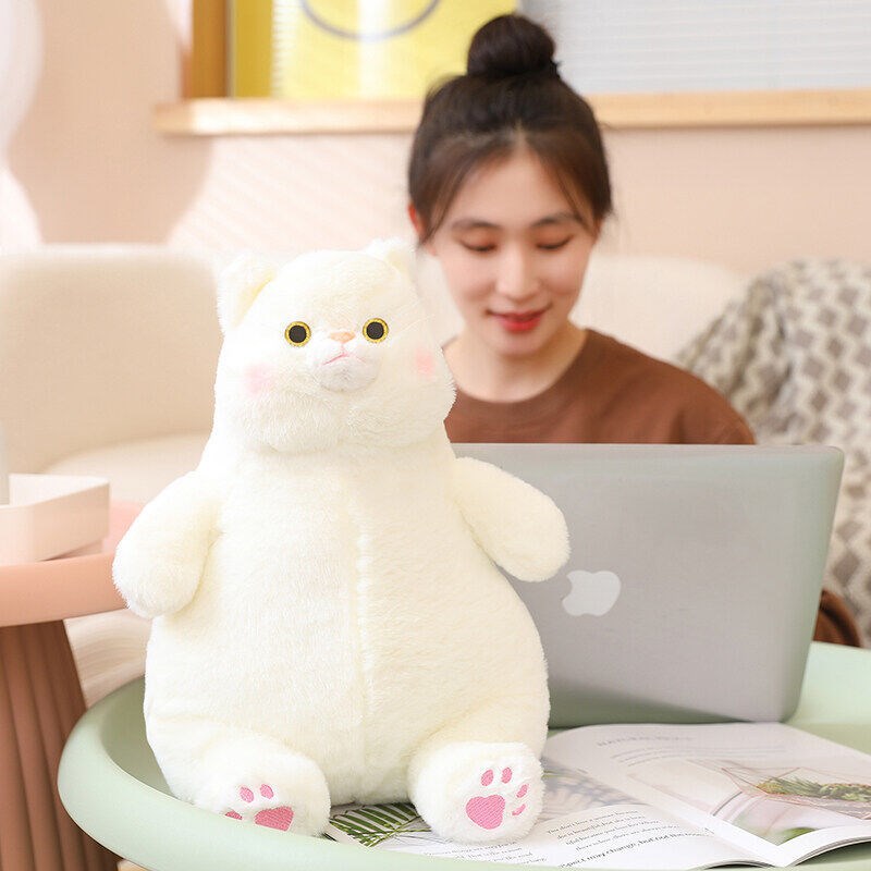 新款慵懒猫玩偶毛绒玩具小猫咪公仔生日礼物女生抱枕布娃娃