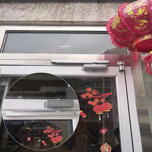 自动关门器K弹黑色用门滑45导轨式槽闭门器液压缓冲轨道器