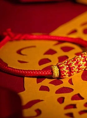 2024甲辰龙年本命年红绳手链手工编织男女手绳手编绳