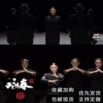 武术宗师咏春表演练功服舞蹈太极服舞剧咏春水墨古V典舞艺考演出