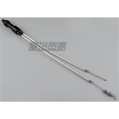 越野机车配件150-250CC加速泵化油器一托二Y型X双油门线拉索