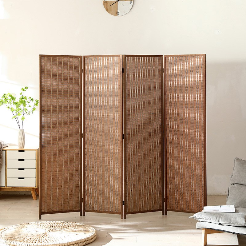 屏风隔断厂家意式木质家居办公室现代简约可折叠办公酒店玄关