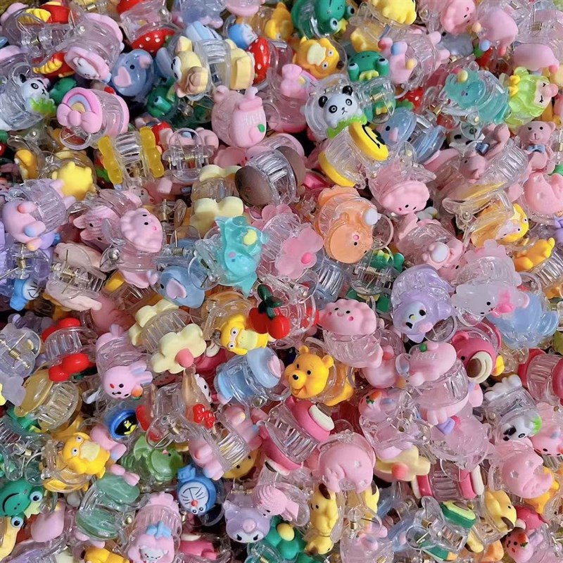 儿童卡通小抓夹宝宝超萌水果动物发卡可爱公主刘海夹碎发夹子头饰