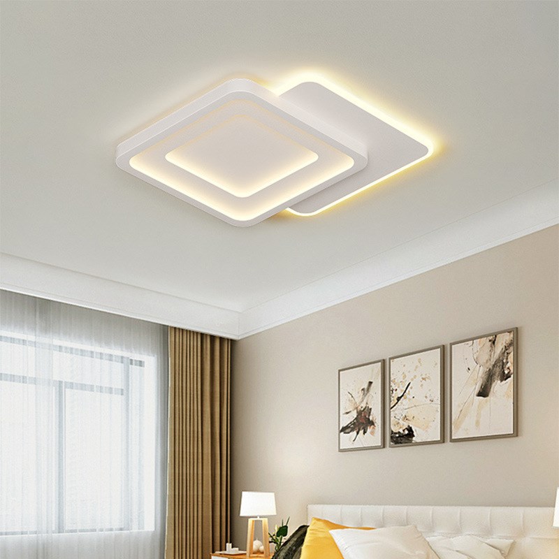 胜铁灯饰厂现代简约客厅灯 卧室灯餐厅吊灯奶油风吸顶灯大灯套餐