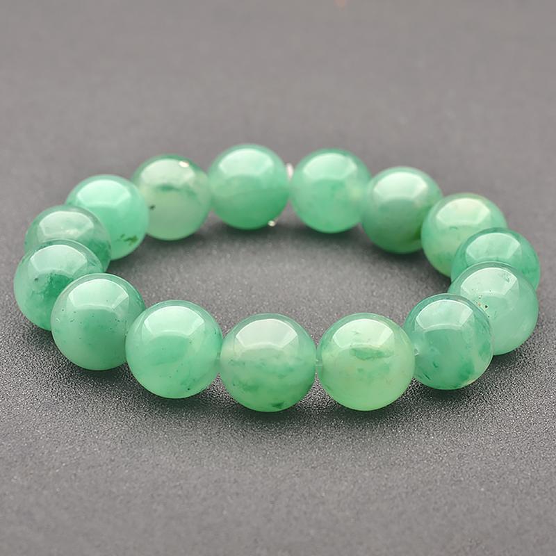 非洲翠珠串天然独龙玉手串飘花