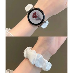 适用华为GT6手表表带watch3/4pro表带GT5/GT3冰丝绸布2pro荣耀magic透气gt5pro腕带女watch5替换手表带配件