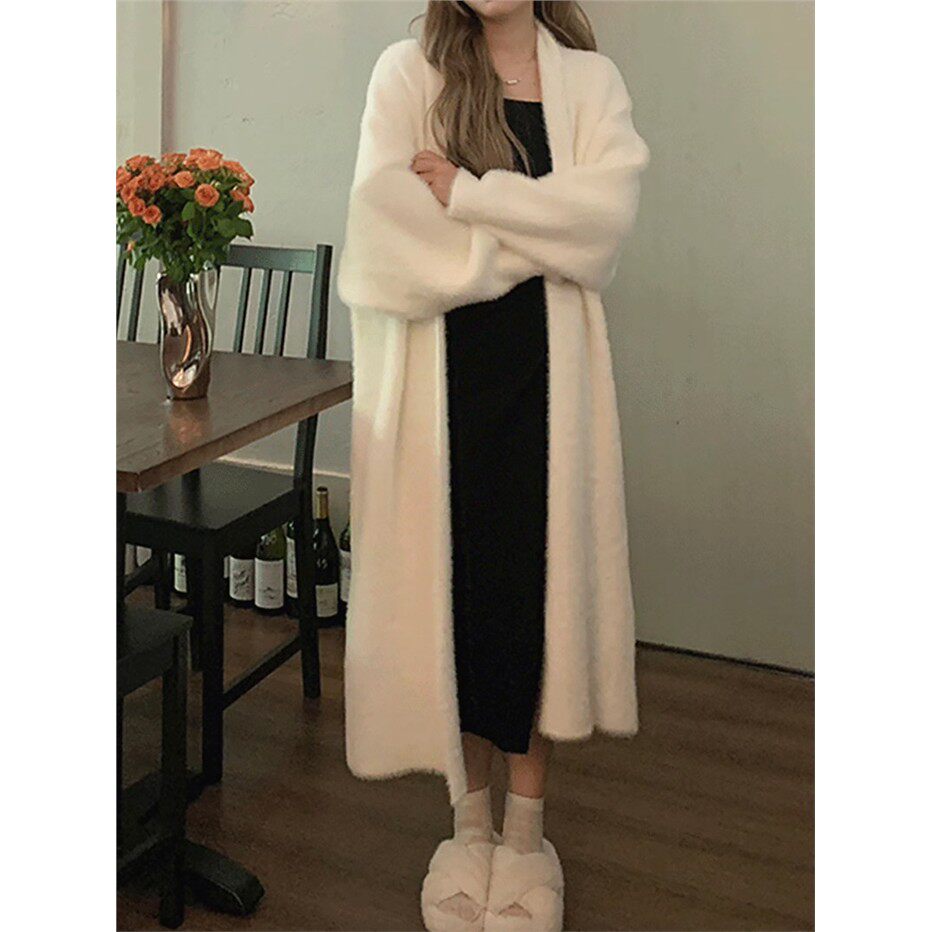软糯针织开衫毛衣女秋冬