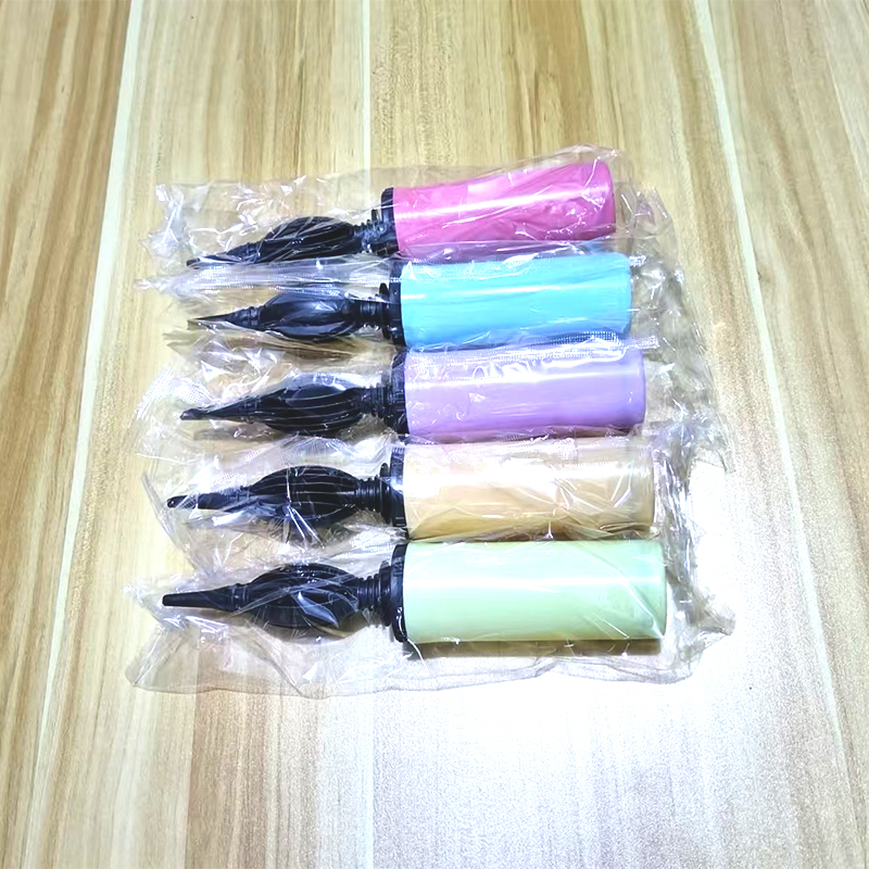 生日派对手推式打气筒脚踩打气神器长条乳胶铝膜气球装饰布置用品