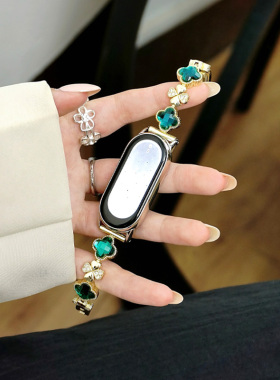 澈屿适用小米手环10金属表带小米手环6表带小米手环9pro腕带女款