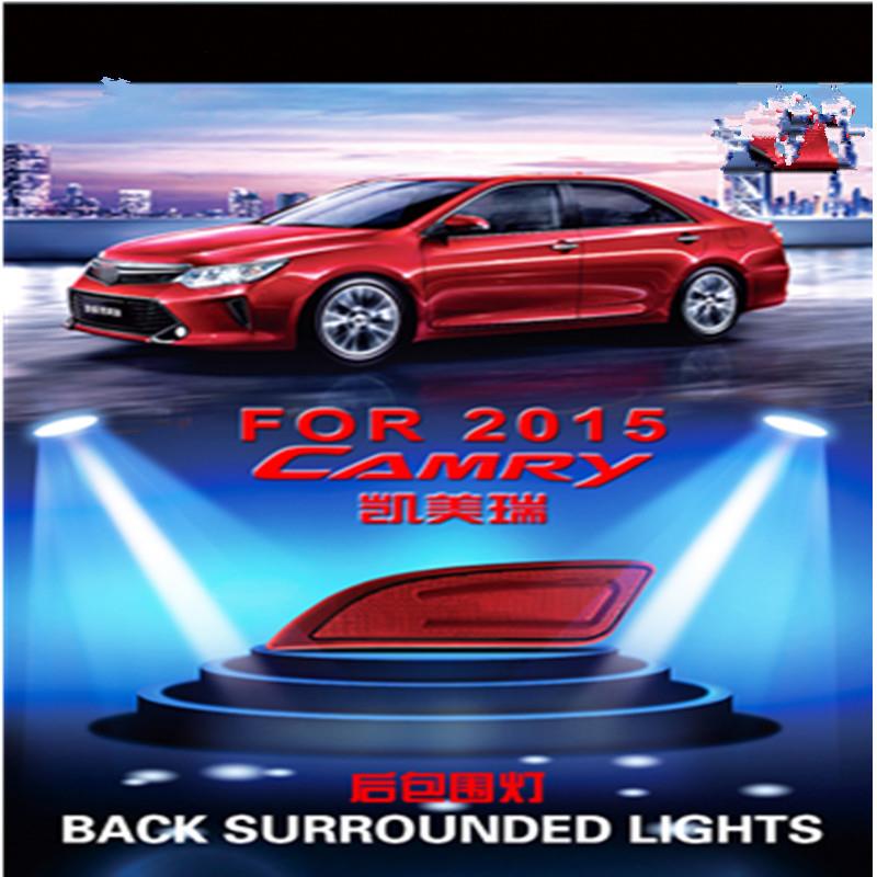 适用于凯美瑞2015款后包围灯后尾灯后雾灯加装2015款凯美瑞后杠灯