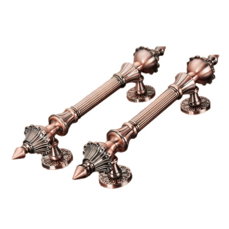 中式大门拉手欧式复古推拉门把手中国风别墅仿古木门拉手大拉手