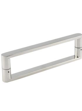 86M0304不锈钢方管对装拉手店铺淋浴房办公室玻璃门把手孔距160$2