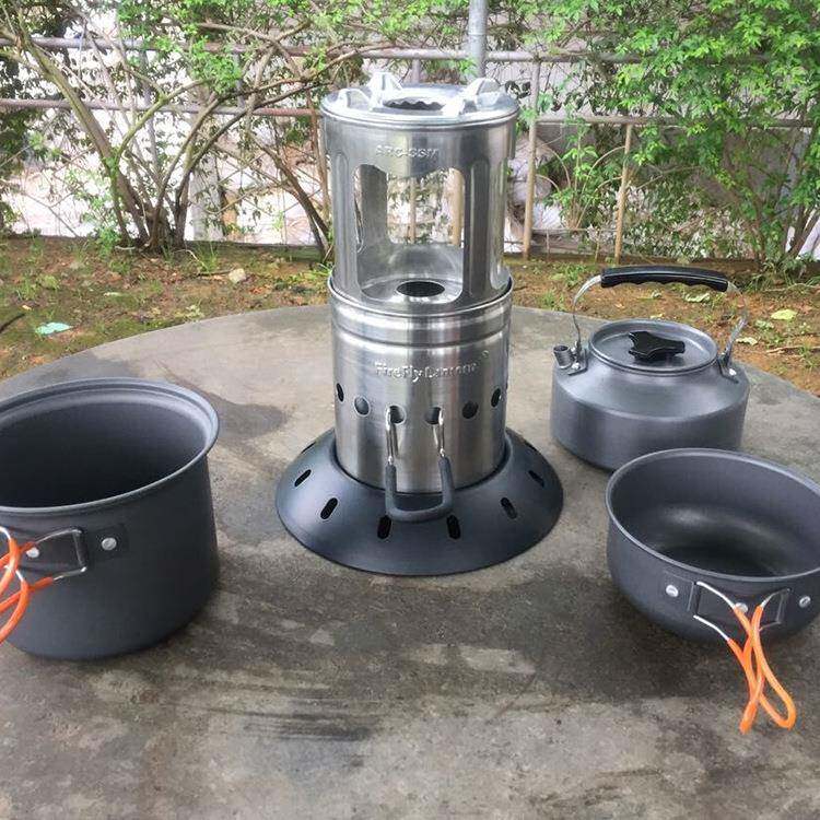 直销便携式户外室内无烟烧烤烹饪小型灯笼炉环保节能不锈钢灯笼炉