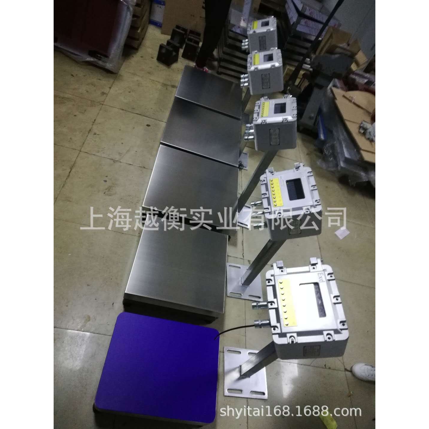 防爆电子秤EX150kg隔爆型电子台秤30-300kg RS232/485仪表