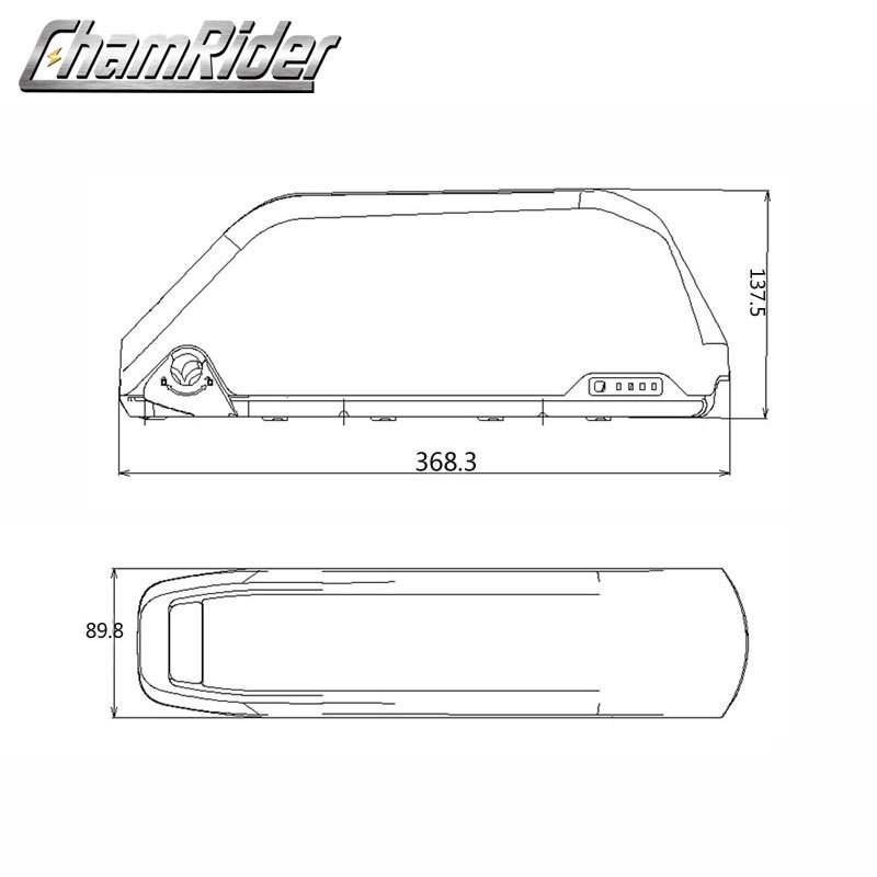 36V48V52V Lithium Battery Case Battery Box 18650 Polly 9