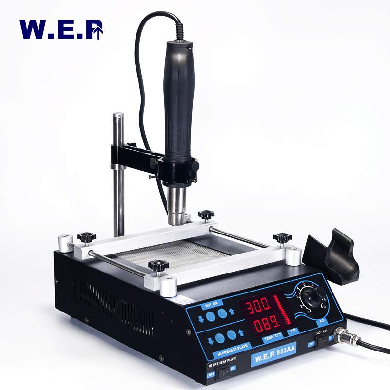 直销WEP 853AA BGA热风焊台 BGA返修台 热风枪烙铁预热台