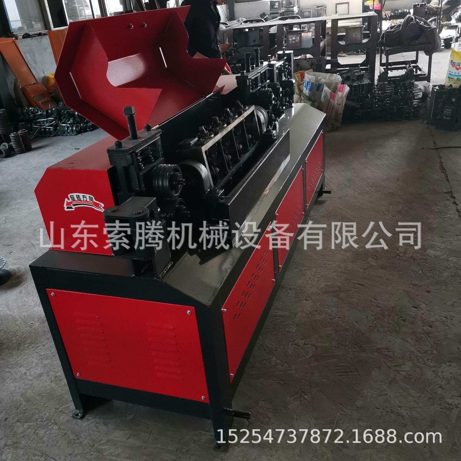 高频圆钢调直机 操作简单实用 全自动数控钢筋调直切断机索腾