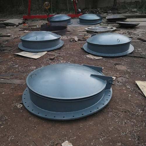 厂家铸铁拍门DN1000mm可另加工玻璃钢拍门铸铁钢制拍门