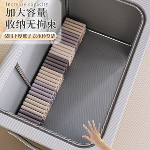 衣物折叠筐袋牛津布储物箱子客厅 衣服收纳箱家用布艺整理盒衣柜装