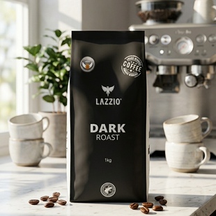 代购||澳大利亚 LAZZIO 深度烘焙 Dark roast 国民口粮拼配豆 1kg
