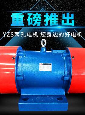 yzs-10-60.75w大型振动电机vb380v工业矿用震动电机2-4-6级