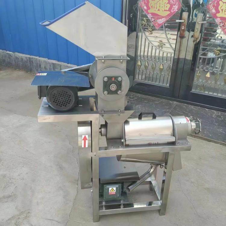 厂家供应黑柿取汁机工业破碎火龙果榨汁机全自动果蔬榨汁设备