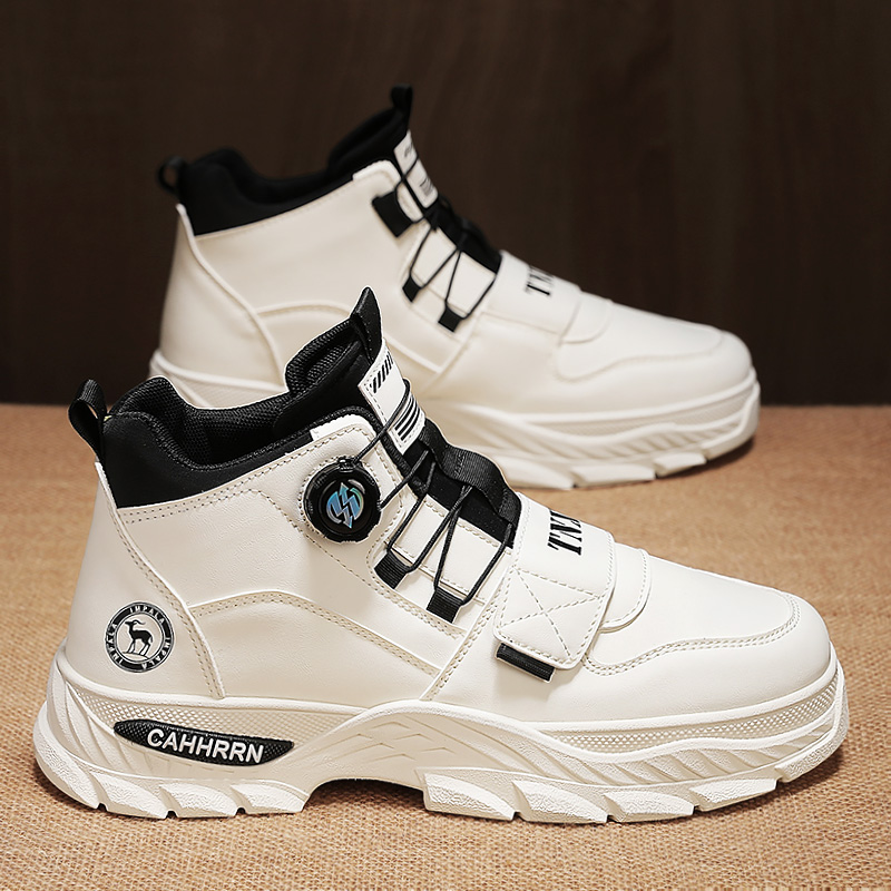 高帮男鞋秋季美式英伦风运