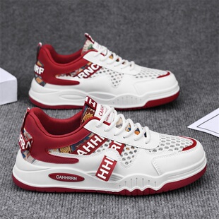 低帮板鞋男款2026新款春季男鞋时尚百搭运动休闲鞋学生青少年45码