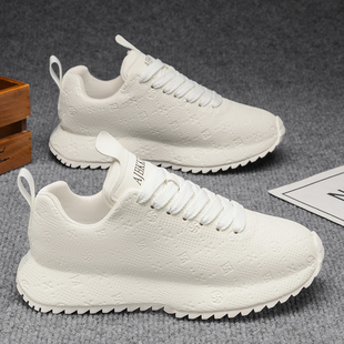 男鞋潮牌高级感百搭增高厚底老爹鞋痞帅轻奢网红爆款休闲运动鞋男