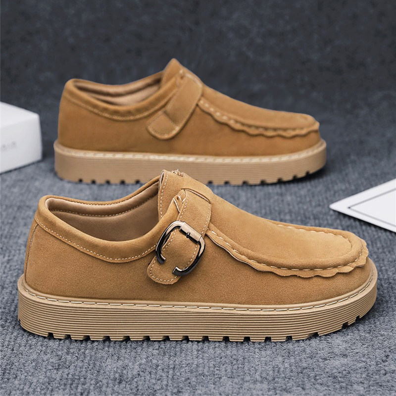 一脚蹬男鞋秋季2025新款复古勃肯鞋大码45运动防滑板鞋司机开车鞋