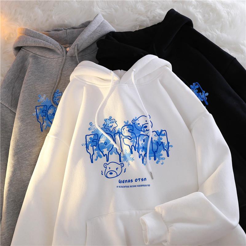 卫衣女bf宽松连帽2025秋冬新款韩版百搭长袖外套小个子学生上衣潮