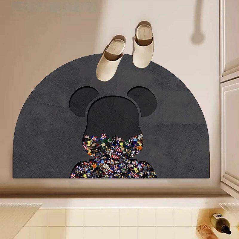 浴室地垫卫生间门口吸水速干脚垫洗漱台防滑耐脏地毯可裁剪可定制