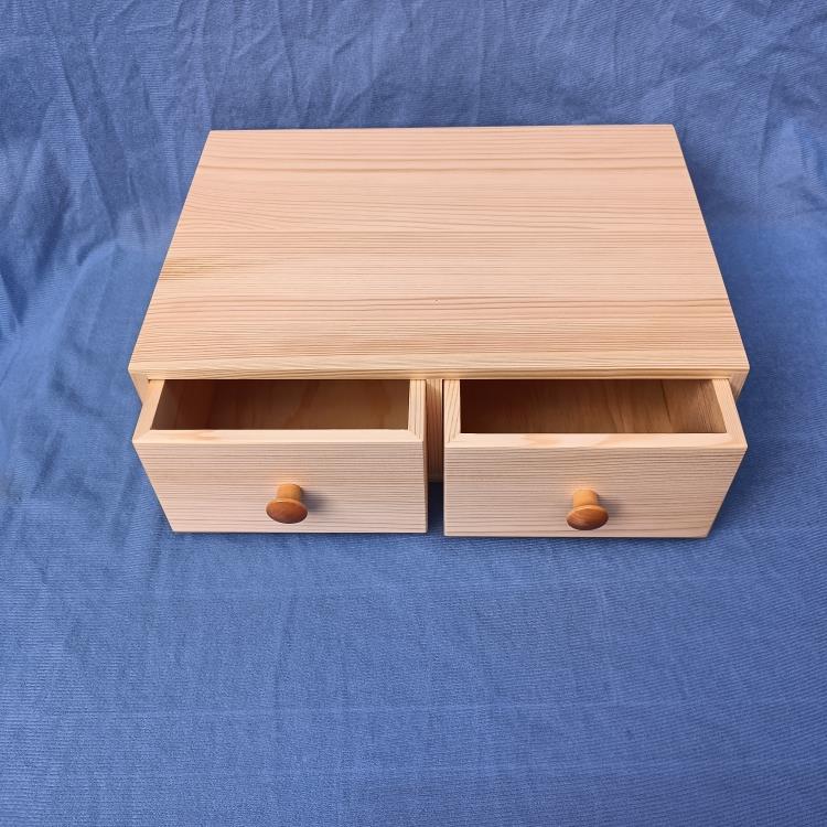 A4抽取式卫生纸屉收纳盒木盒电脑增高架桌面收纳盒木盒储物收纳盒