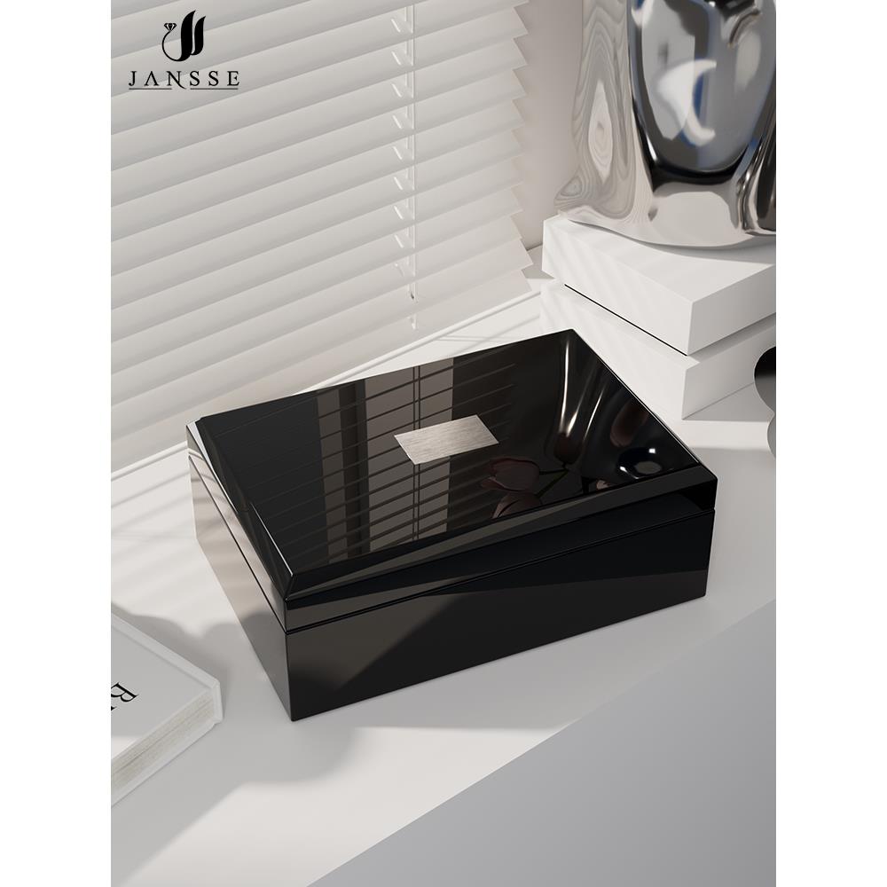 工匠婚礼礼品首饰盒可访问豪华高端黄金珠宝收纳盒高端精致珠宝首